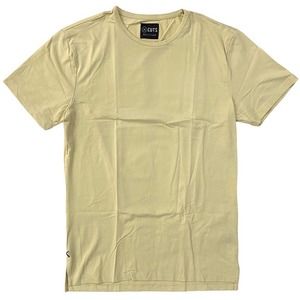 Cuts Clothing Men's Split Hem Crew Neck Signature Fit Tee T-Shirt - Desert Palm